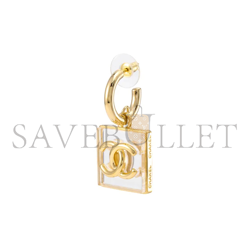 CHANEL EARRINGS WOMEN'S GOLD ABA586